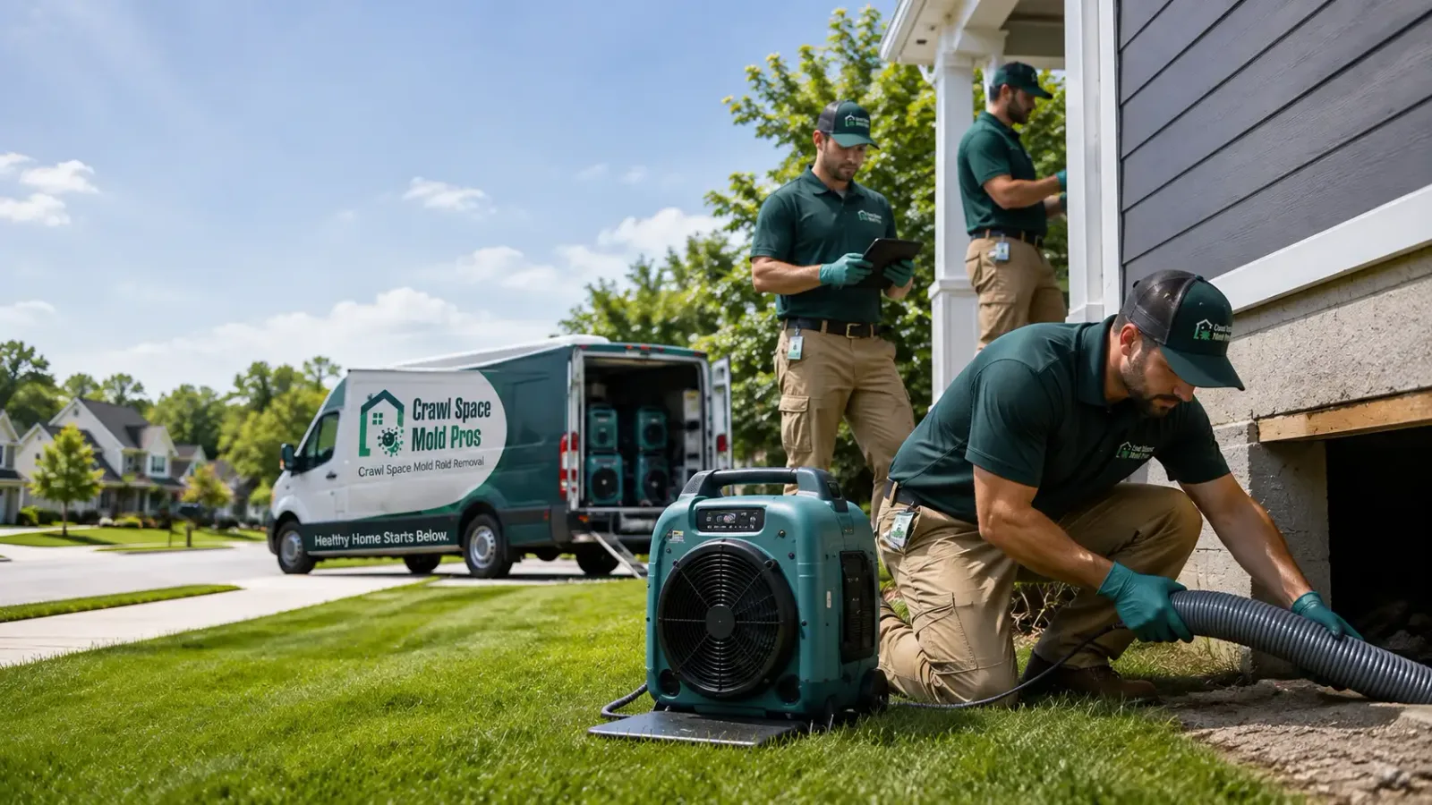 Crawl Space Mold Removal in Union Grove, WI